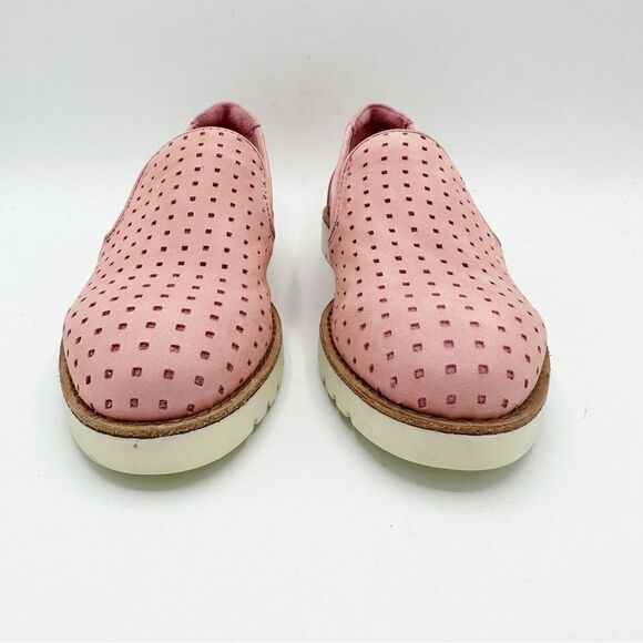 VANELi Pink Platform Sneaker Jemma Leather Slip On Perforated Loafer 6M - Picture 5 of 12